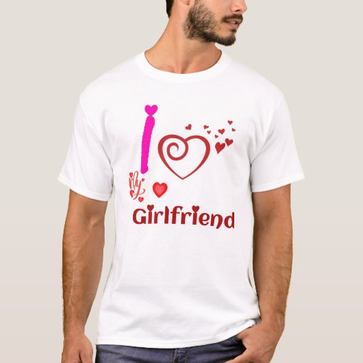 Ik hou van mijn Vriendin T-shirt (Voorkant)