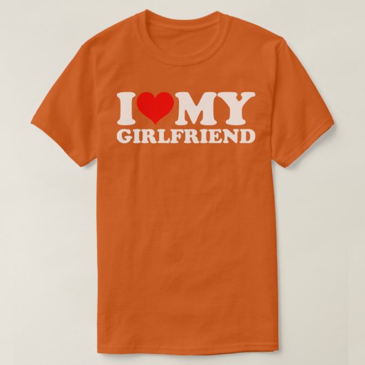 Ik hou van mijn Vriendin T-shirt (Design voorkant)