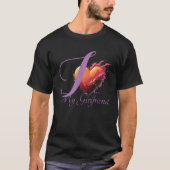 Ik hou van mijn vriendin t-shirt (Voorkant)