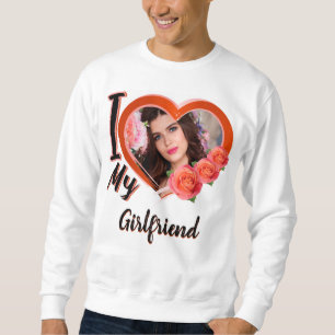 Ik hou van mijn vriendin t-shirt met afbeelding-