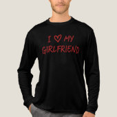 Ik hou van mijn vriendin Tri-Blend shirt (Voorkant volledig)