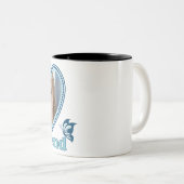 Ik hou van mijn vriendin tweekleurige koffiemok (Voorkant rechts)