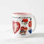 Ik hou van mijn Vriendin Tweekleurige Koffiemok (Voorkant rechts)