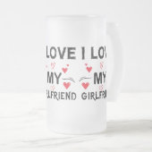 Ik hou van mijn Vriendin-Valentijnsdag-Romantic-Fu Matglas Bierpul (Voorkant rechts)