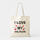 Ik hou van mijn Vriendin-Valentijnsdag-Romantic-Fu Tote Bag (Achterkant)