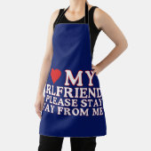 Ik hou van mijn Vriendin Valentijnsdag Schort (Insitu)