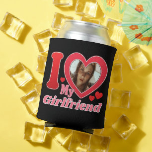 Ik hou van mijn Vriendin vriend vrouw man foto Blikjeskoeler
