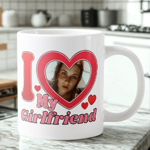Ik hou van mijn Vriendin vriend vrouw man foto Grote Koffiekop