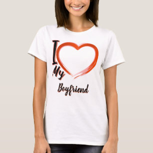 Ik hou van mijn vriendin Vrouwen t-shirts
