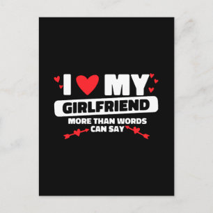 Ik hou van mijn vriendinnen hart briefkaart