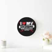 Ik hou van mijn vriendinnen hart ronde klok (Huis)