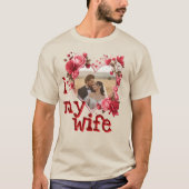 Ik hou van mijn vrouw Aangepaste gepersonaliseerde T-shirt (Voorkant)