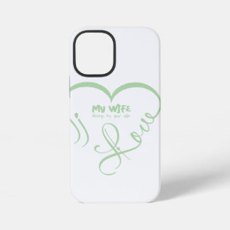 Ik hou van mijn vrouw • Altijd aan jouw zijde iPhone 12 Mini Hoesje