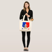 "Ik hou van mijn vrouw" Art Print Grote Tote Bag (Voorkant (model))