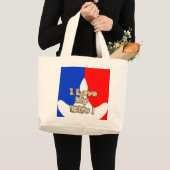 "Ik hou van mijn vrouw" Art Print Grote Tote Bag (Voorkant (product))