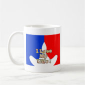 "Ik hou van mijn vrouw" Art Print Koffiemok (Links)