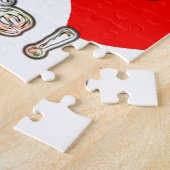 "Ik hou van mijn vrouw" Art Print Legpuzzel (Zijkant)