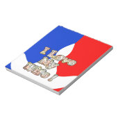 "Ik hou van mijn vrouw" Art Print Notitieblok (Linkerzijde)