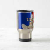 "Ik hou van mijn vrouw" Art Print Reisbeker (Center)