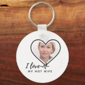 Ik hou van mijn VROUW - Beste vriend Gepersonalise Sleutelhanger (Voorkant)