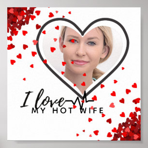 Ik hou van mijn VROUW - Beste vriend Persoonlijke Poster