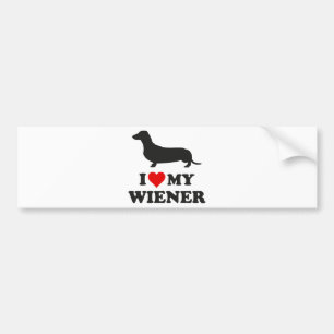 Ik hou van mijn vrouw bumpersticker