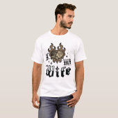 Ik hou van mijn vrouw - Cheetah - DingusDesign  T-shirt (Voorkant volledig)