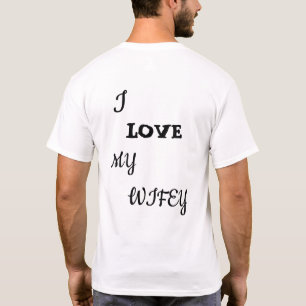 Ik hou van mijn vrouw – Cute Couple Love T-shirt