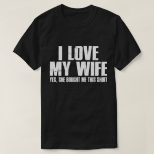 Ik hou van mijn vrouw, Cute Valentijnsdag T-shirt