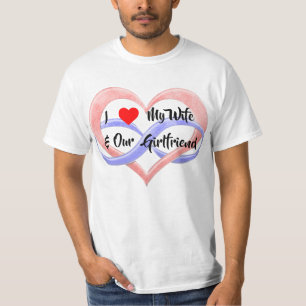 Ik hou van mijn vrouw en ons Vriendin T-Shirt