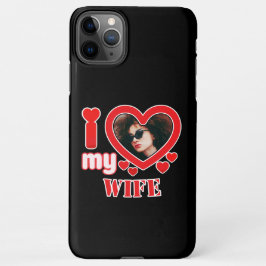 Ik hou van mijn vrouw gepersonaliseerd iPhone 11Pro max hoesje
