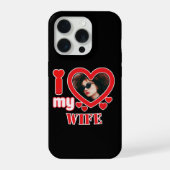 Ik hou van mijn vrouw gepersonaliseerd iPhone hoesje (Achterkant)