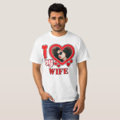Ik hou van mijn vrouw gepersonaliseerd t-shirt (Voorkant volledig)