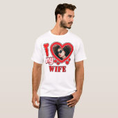 Ik hou van mijn vrouw gepersonaliseerd t-shirt (Voorkant volledig)