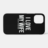 Ik hou van mijn vrouw, grappige kunst Gift Case-Mate iPhone Case (Achterkant (horizontaal))