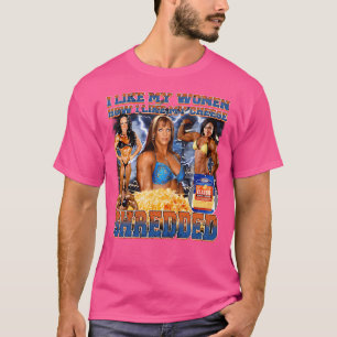 Ik hou van mijn vrouw hoe ik mijn kaas versnipperd t-shirt