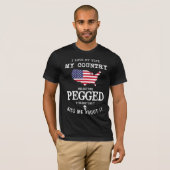 Ik hou van mijn vrouw in mijn land en word vastgeb t-shirt (Voorkant volledig)