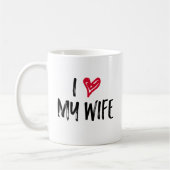 Ik hou van mijn vrouw. koffiemok (Links)