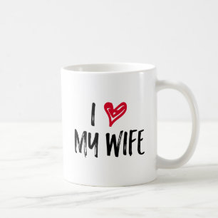 Ik hou van mijn vrouw. koffiemok