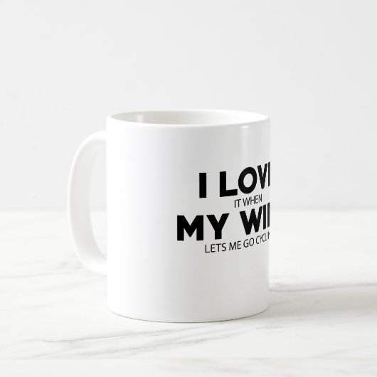 Ik hou van mijn vrouw, laat me Mokken fietsen (Voorkant links)