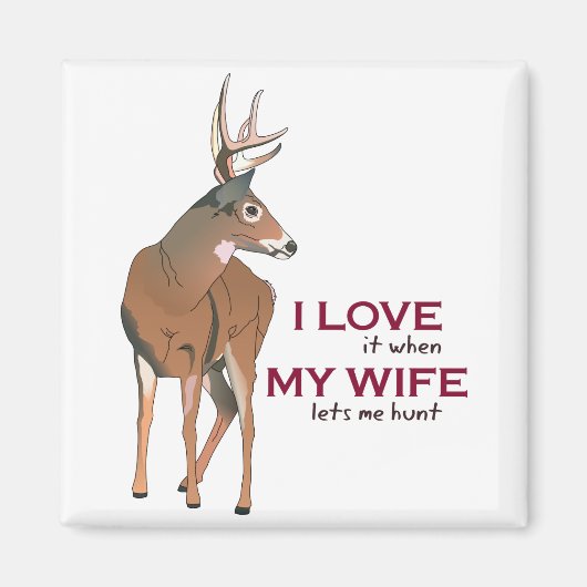 Ik hou van mijn vrouw magneet (Voorkant)