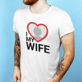 Ik hou van mijn vrouw mannen overhemden t-shirt