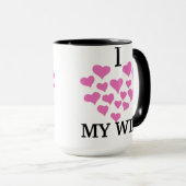 Ik hou van mijn vrouw mok (Voorkant rechts)