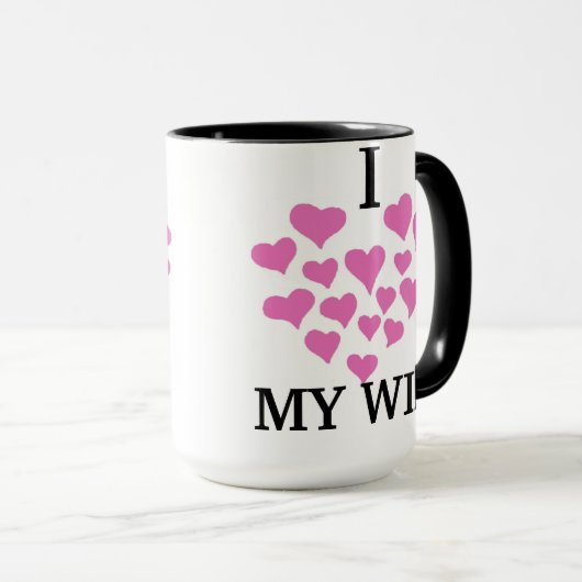 Ik hou van mijn vrouw mok (Voorkant rechts)