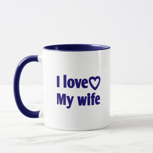Ik hou van mijn vrouw - Romantisch cadeau voor vro Mok (Links)