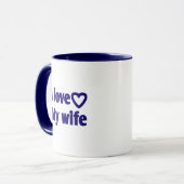 Ik hou van mijn vrouw - Romantisch cadeau voor vro Mok (Voorkant links)