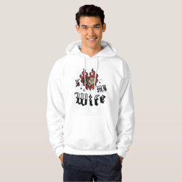 Ik hou van mijn vrouw - Rood - DingusDesign  Hoodie
