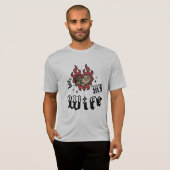 Ik hou van mijn vrouw - Rood - DingusDesign  T-shirt (Voorkant volledig)