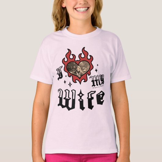 Ik hou van mijn vrouw - Rood - DingusDesign T-shirt (Voorkant)