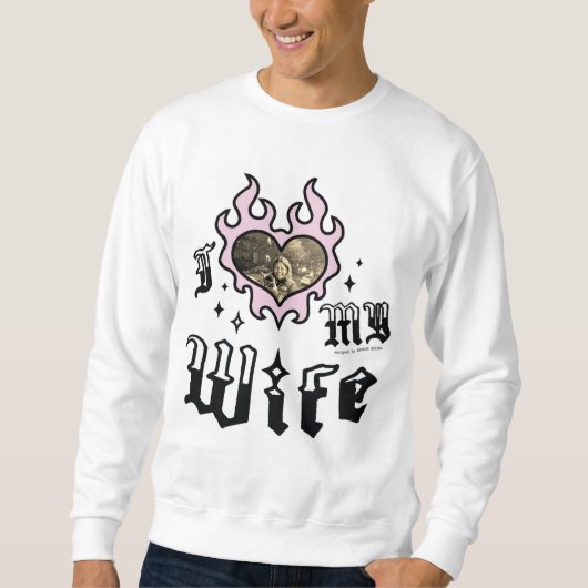 Ik hou van mijn vrouw - Roze - DingusDesign Trui (Voorkant)